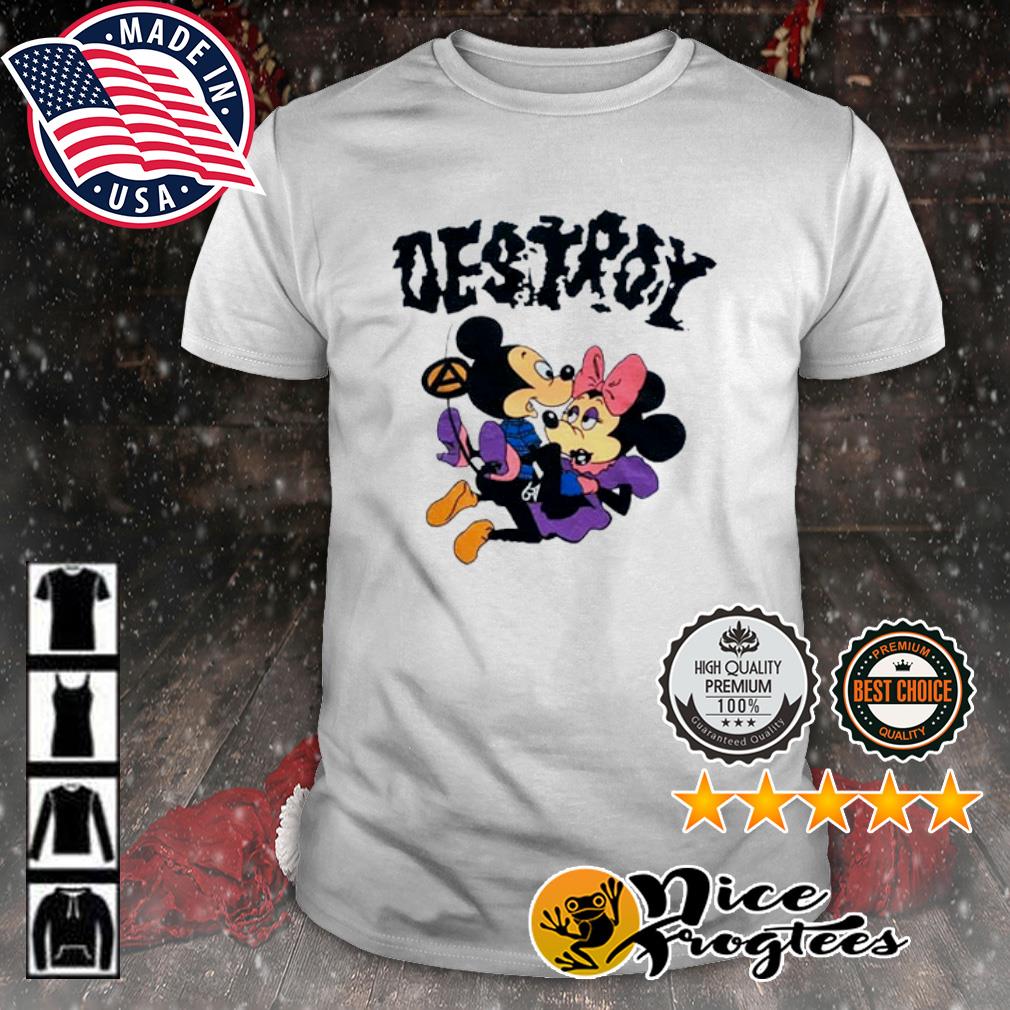 Destroy seditionaries Mickey and Minnie shirt hoodie sweatshirt and tank top