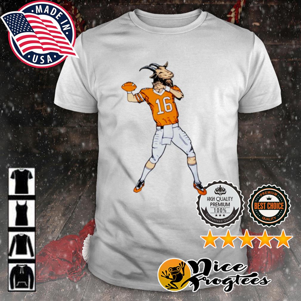 The Volunteer Club Peyton Manning 16 Goat shirt hoodie sweatshirt and tank top