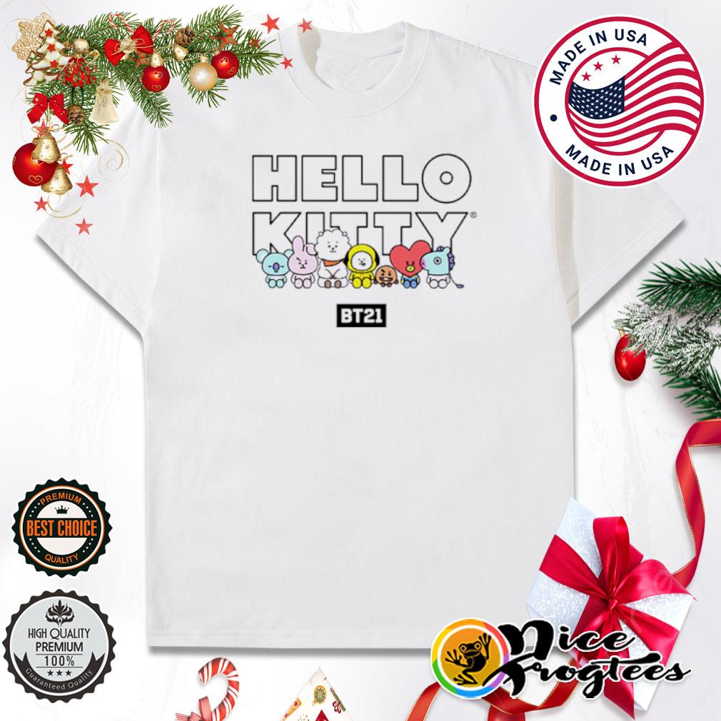 BTS BT21 x Hello Kitty Collaboration shirt, Tees, Hoodie & Apparel
