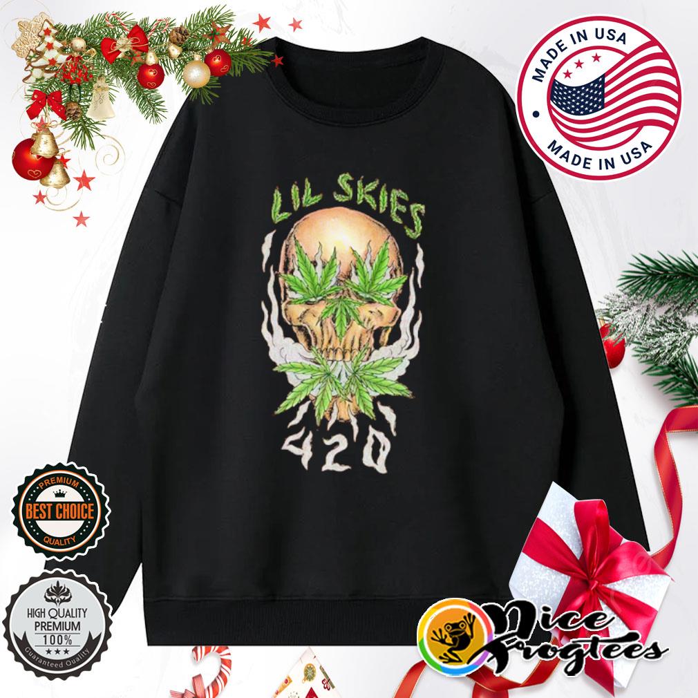 Lil Skies 420 Skull shirt hoodie sweatshirt and tank top