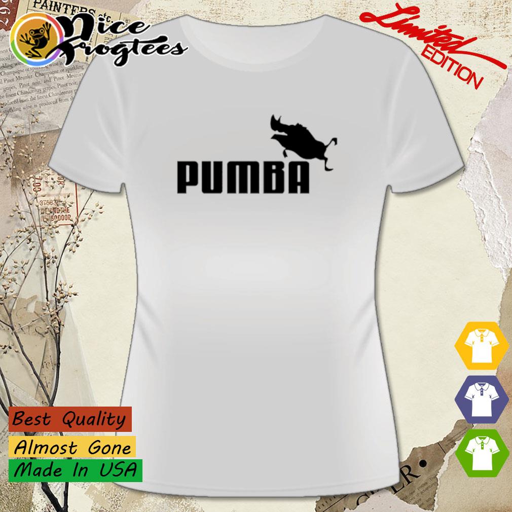 Pumba puma logo parody shirt hoodie sweatshirt and tank top