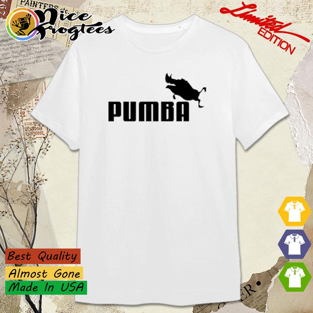 Pumba puma logo parody shirt hoodie sweatshirt and tank top