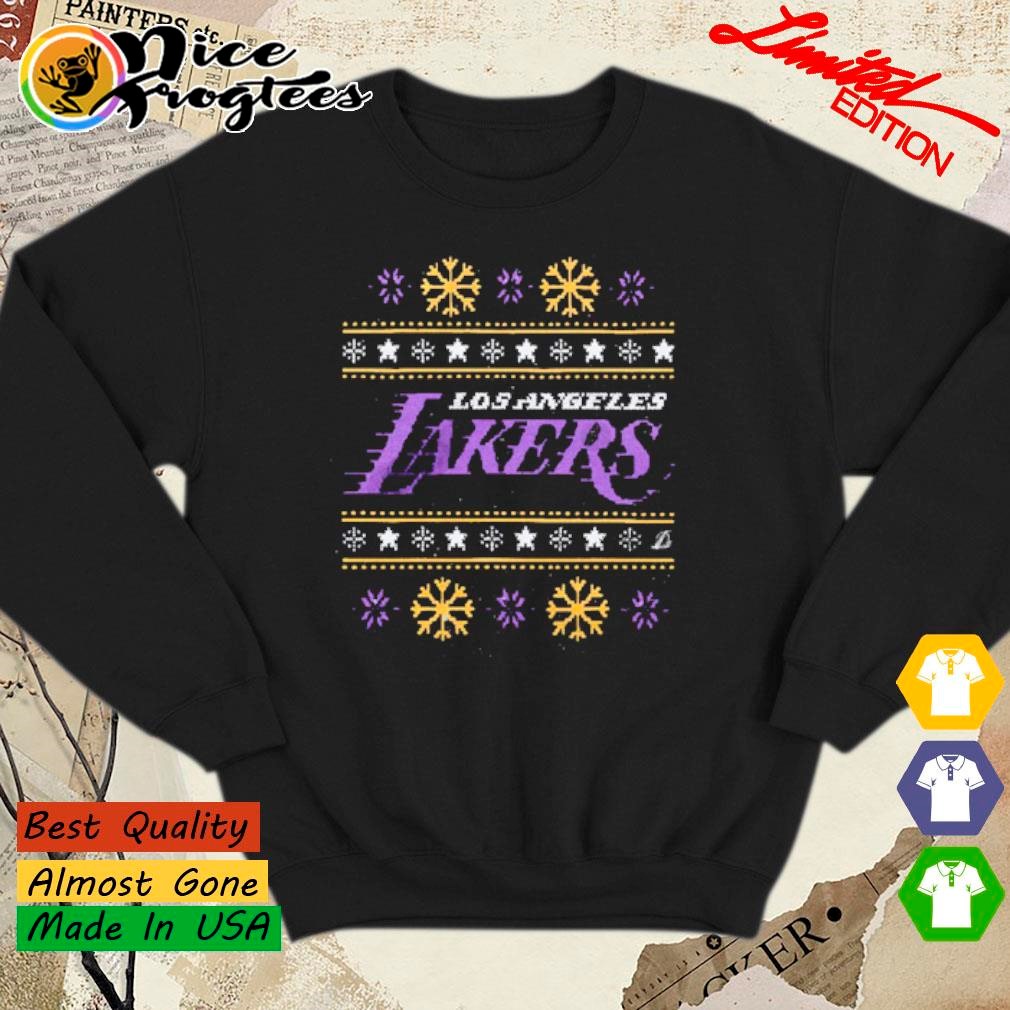 Los Angeles Lakers Holiday Ugly Christmas sweatshirt hoodie sweatshirt and tank top