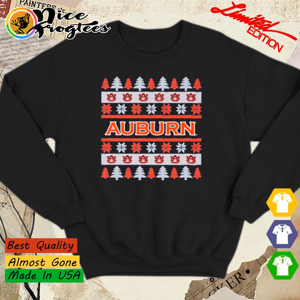 Auburn Tigers holiday Ugly Christmas sweater hoodie sweatshirt and tank top