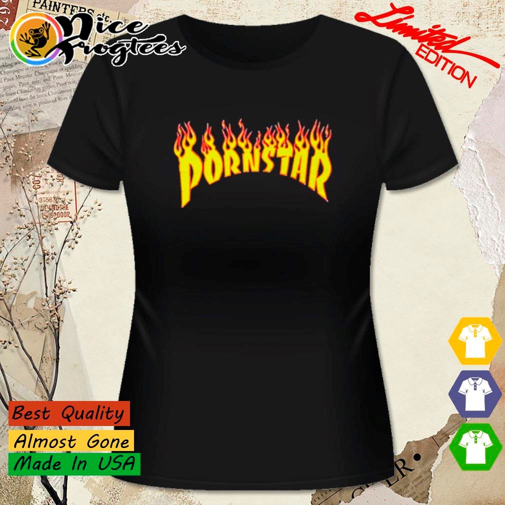 トップス PORNSTAR Flame Logo T-shirt XL Porn Star Flame logo shirt, Tees, Hoodie & Apparel