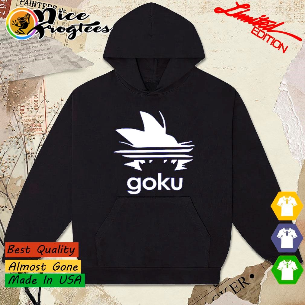 Goku adidas parody anime shirt hoodie sweatshirt and tank top