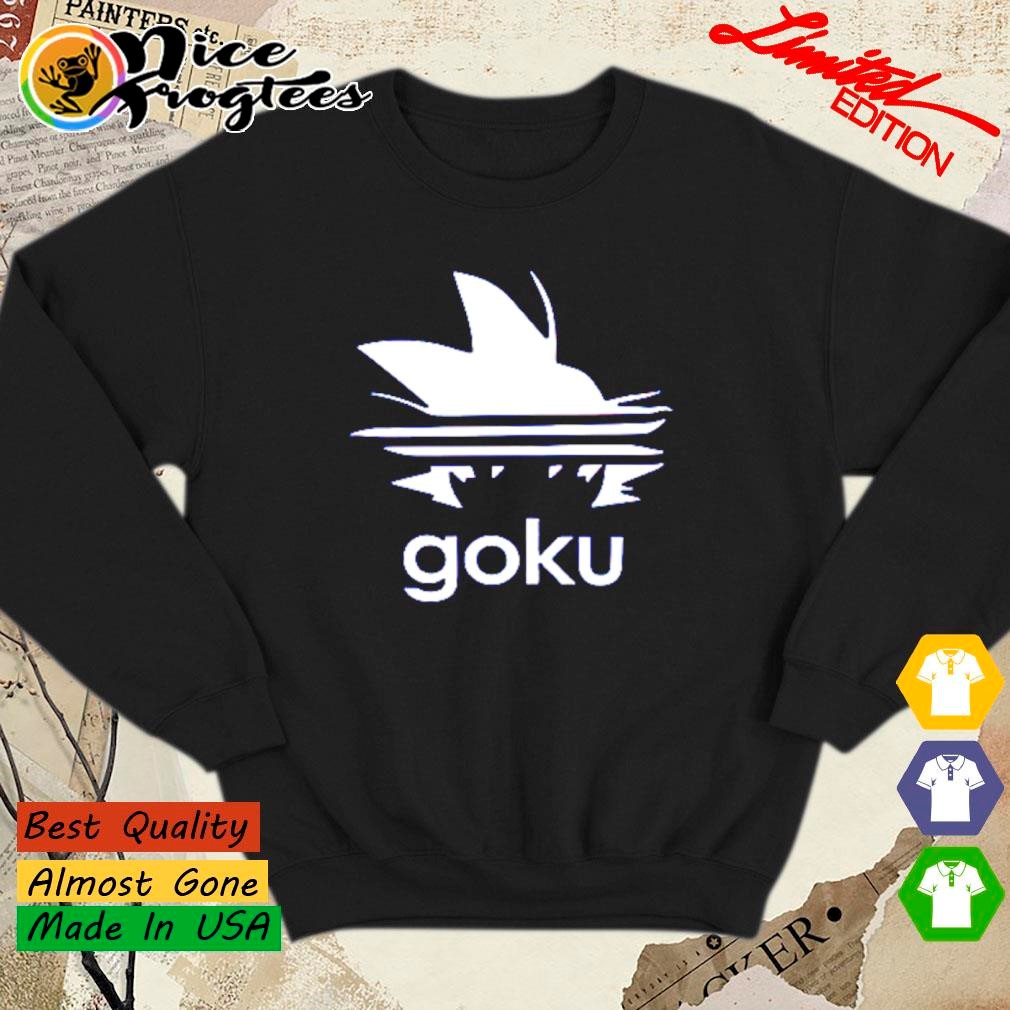 Goku adidas parody anime shirt hoodie sweatshirt and tank top