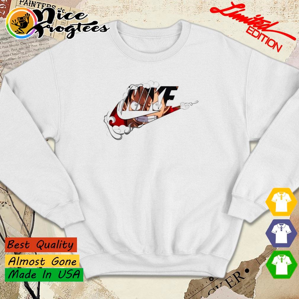 Nike Logo Luffy One Piece shirt, Tees, Hoodie & Apparel