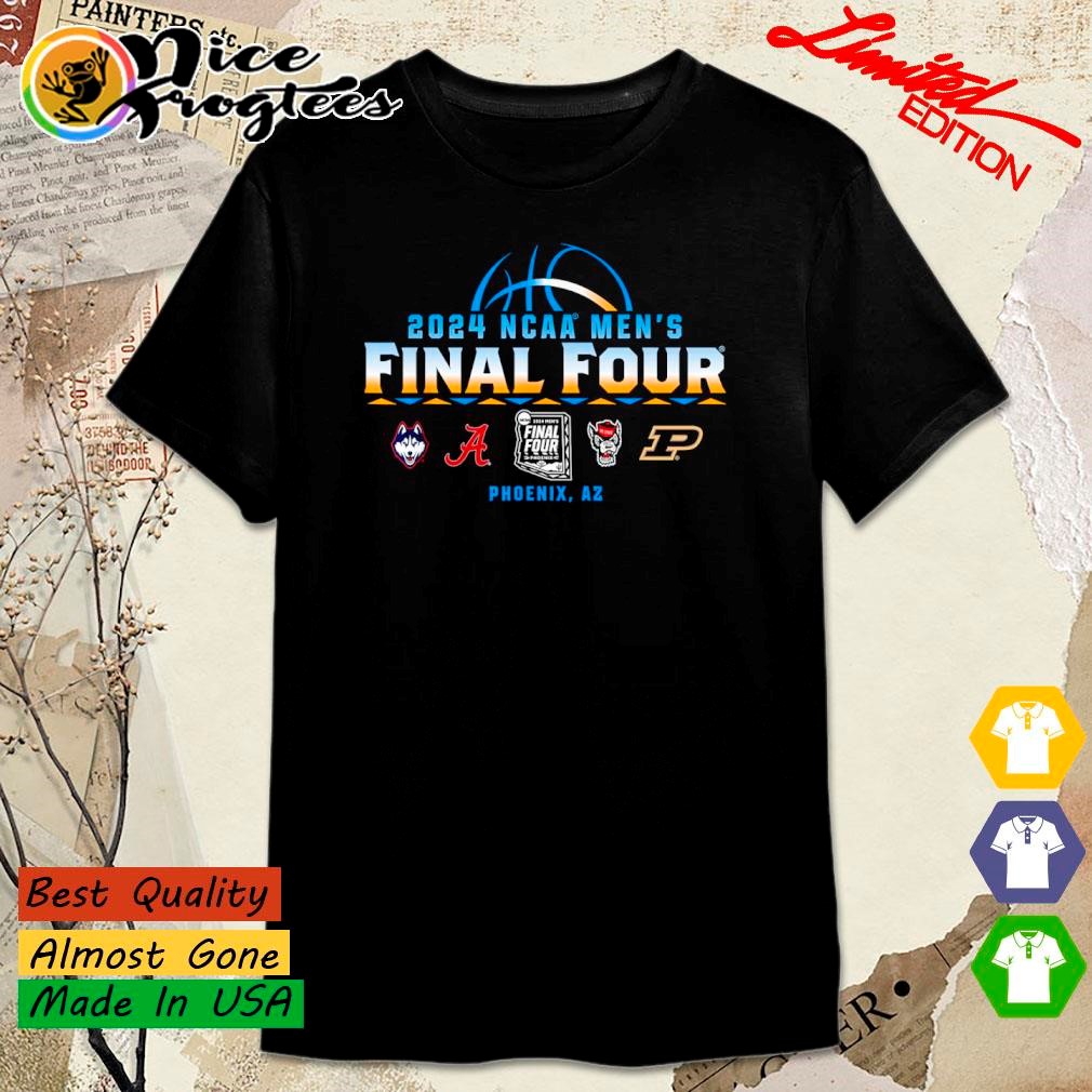 NCAA Men s basketball Final Four 2024 March Madness 4 Team shirt hoodie sweatshirt and tank top