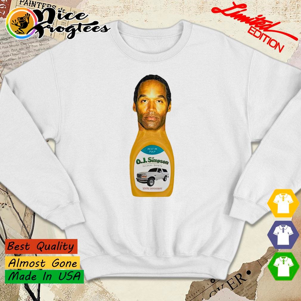 OJ Simpson Illegal RIP shirt hoodie sweatshirt and tank top