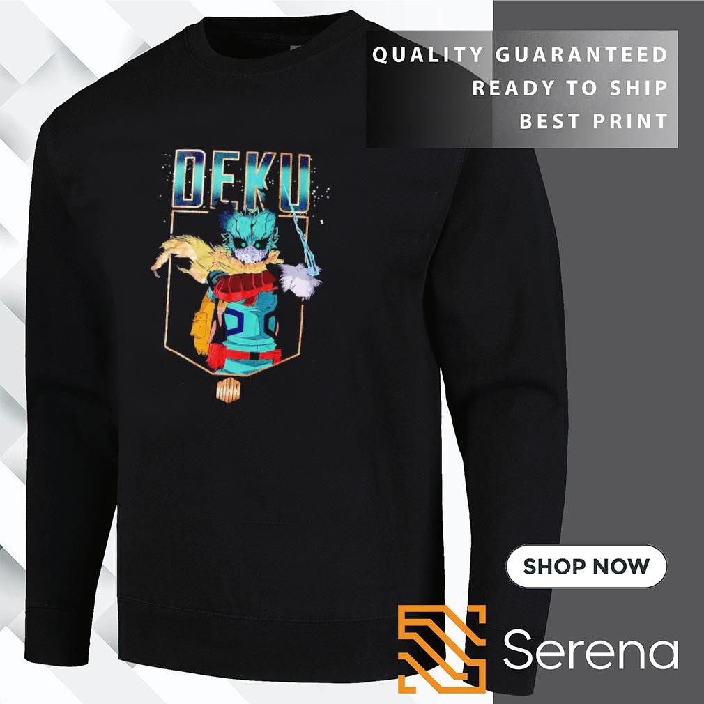 My hero academia vigilante Deku Foil shirt hoodie sweatshirt and tank top