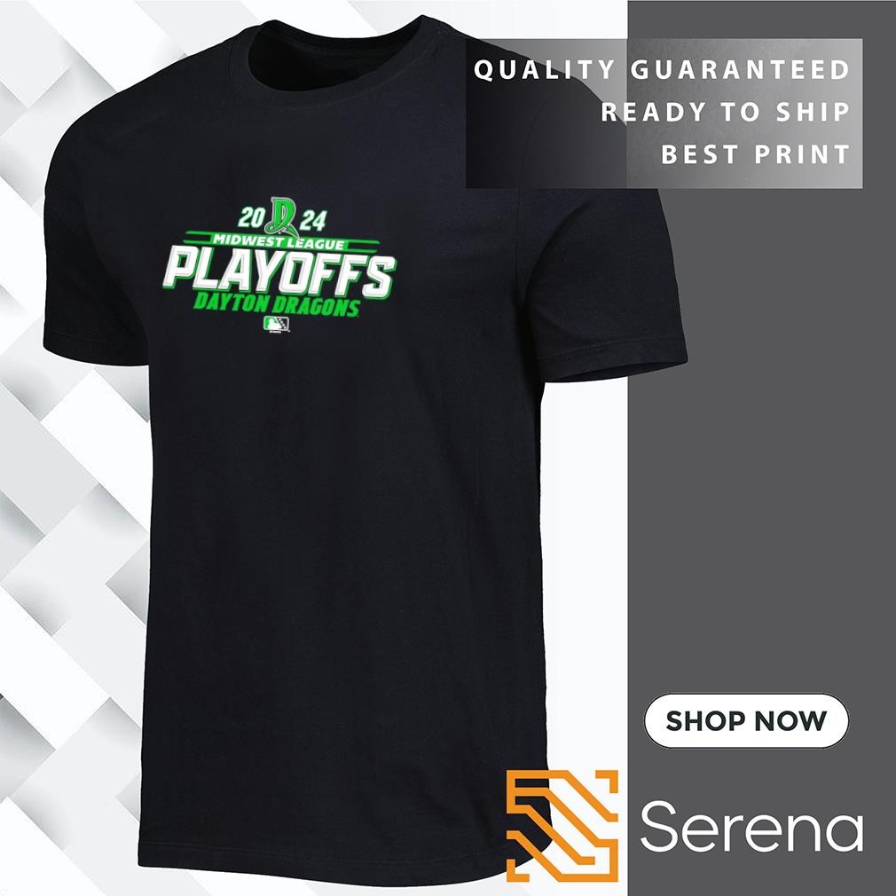 Dayton Dragons 2024 Midwest League Playoff shirt