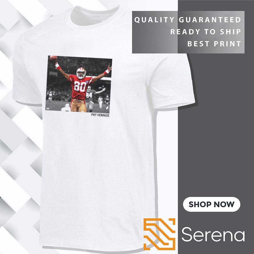 Jerry Rice pay homage shirt