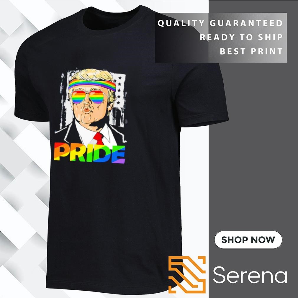 LGBT gay pride month Trump kiss shirt