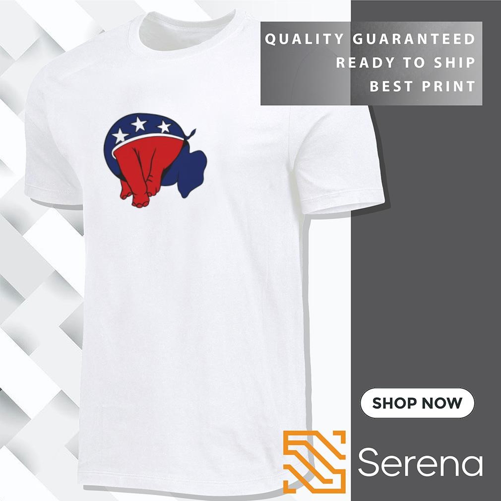 Republican elephant head up its ass shirt