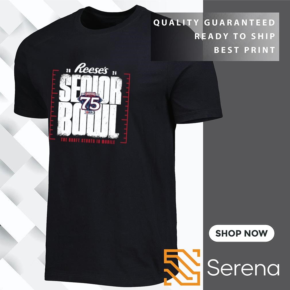 Senior Bowl 1950 2024 75 years NFL the draft starts in mobile shirt