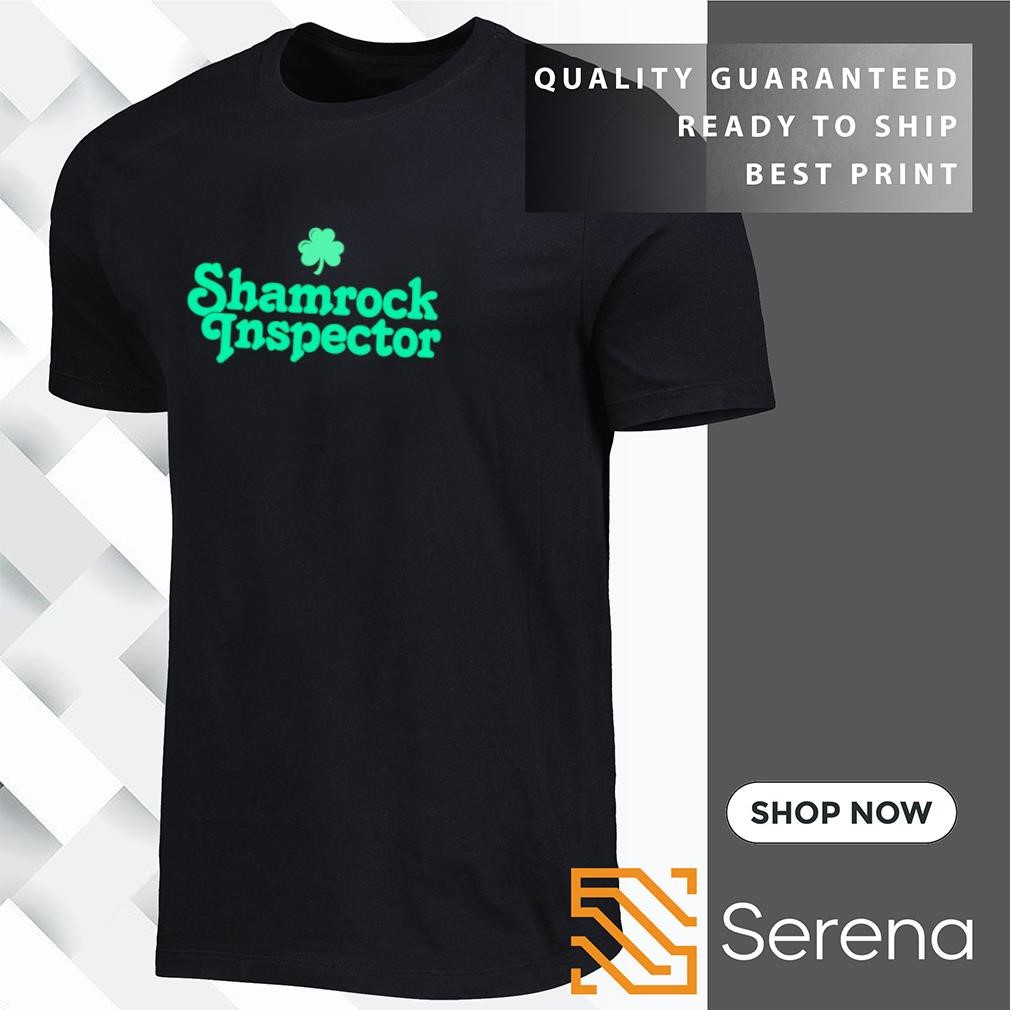 Shamrock inspector St. Patrick's day shirt