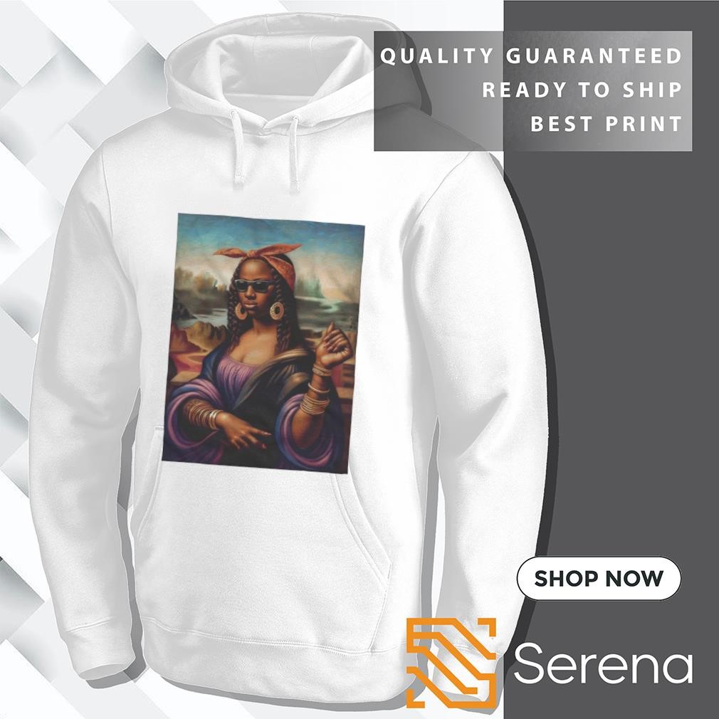 Black monalisa hoodie online