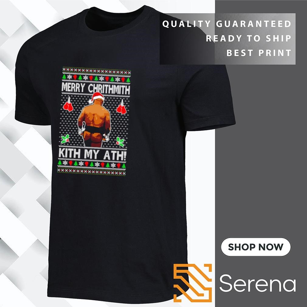 Mike Tyson butt viral kiss my ass boxing merry chrithmith kith my ath Ugly  Christmas sweater, Tees, Hoodie & Apparel