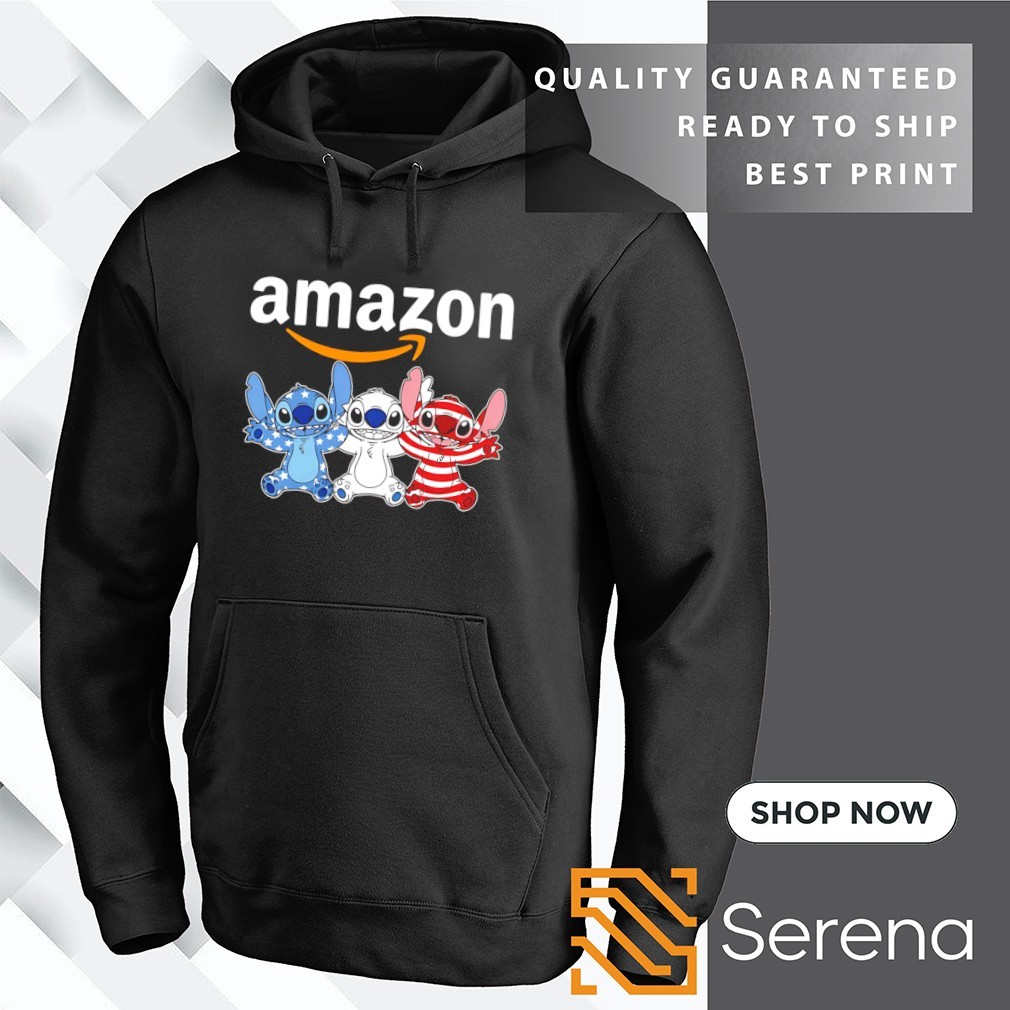 Amazon logo x Stitch happy 4th of July shirt, hoodie Amazon logo x Stitch happy 4th of July shirt, hoodie