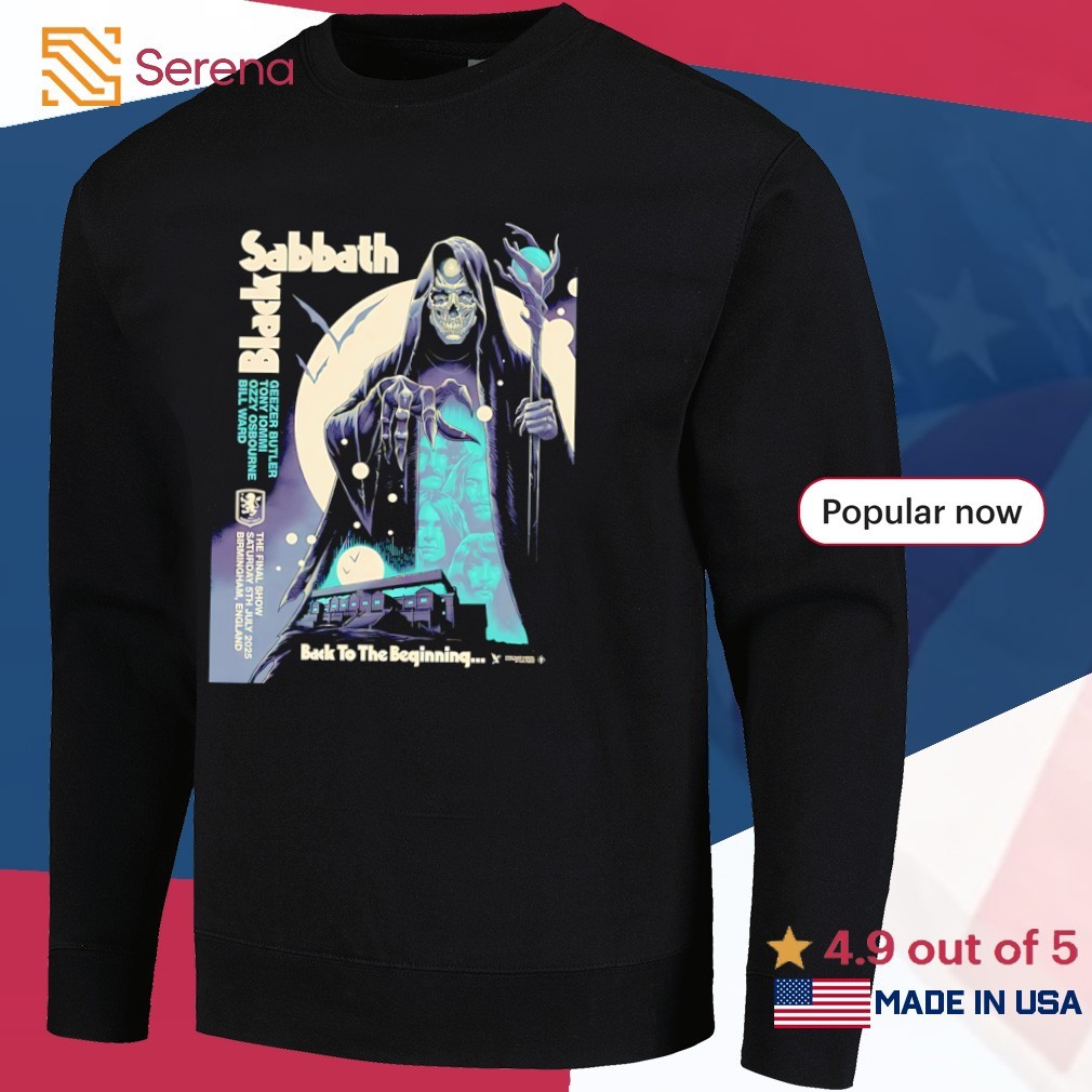 Black Sabbath back to the beginning shirt, Tees, Hoodie & Apparel