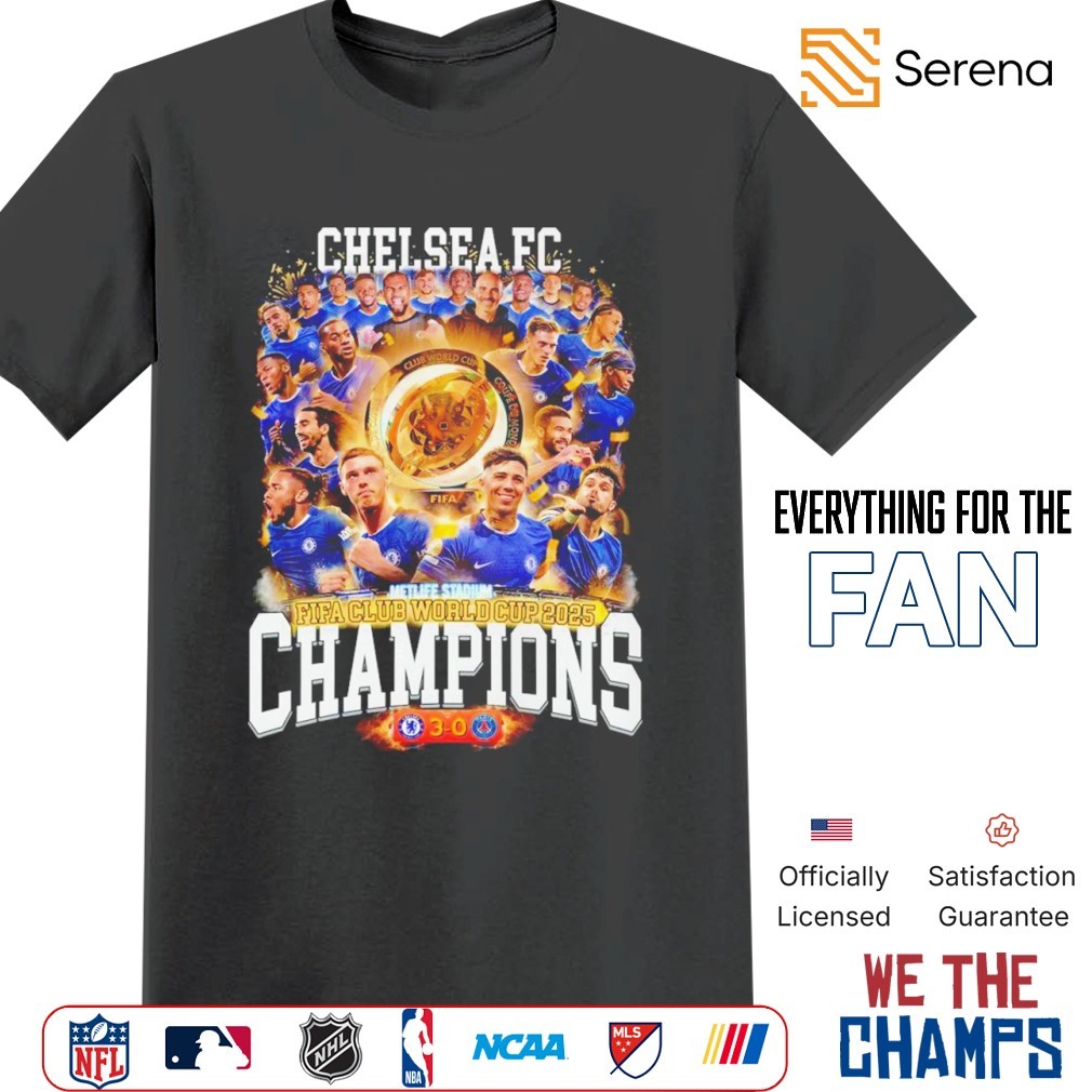 Chelsea FC Fifa Club World Cup 2025 Champions shirt, Tees