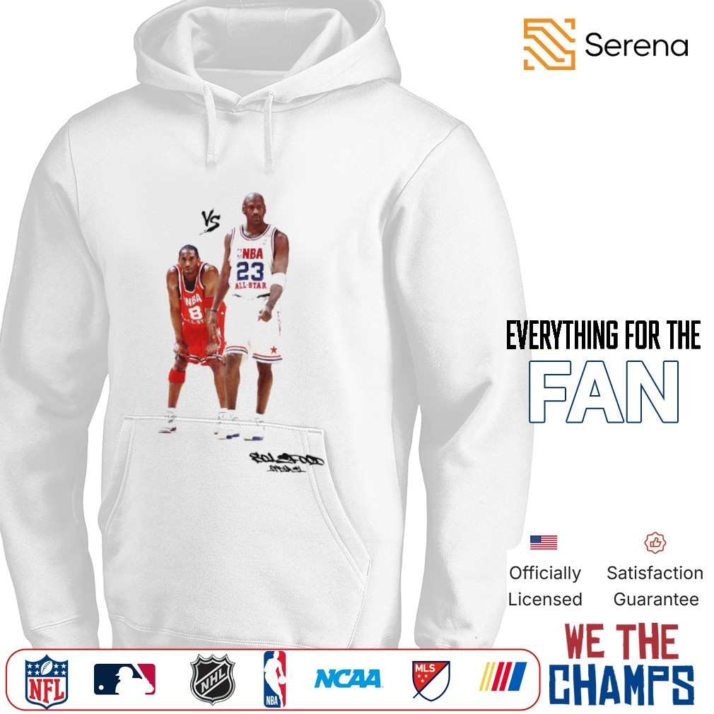 Michael Jordan vs Bryant Kobe NBA legends shirt, meaning