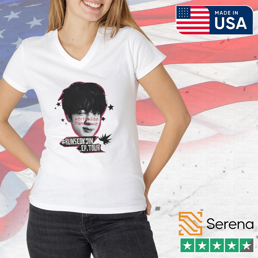 RUN SEOKJIN 公式 Tシャツ a顔Tシャツ Run Seokjin Ep Tour 2025 World Wide Handsome Shirt – abcti