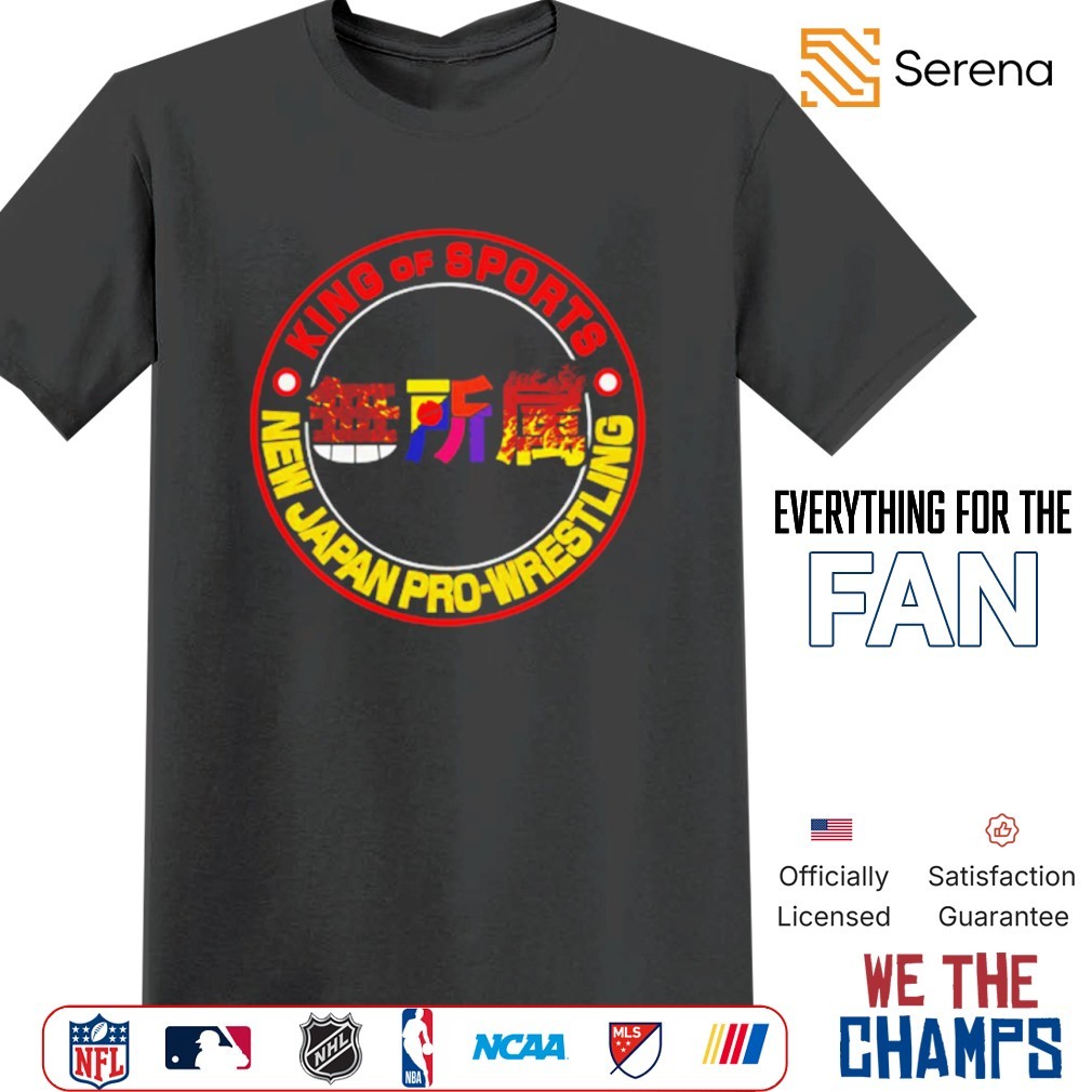 NJPW KING OF SPORTS スポーツグッズ King of sports New Japan Pro-Wrestling logo shirt, Tees