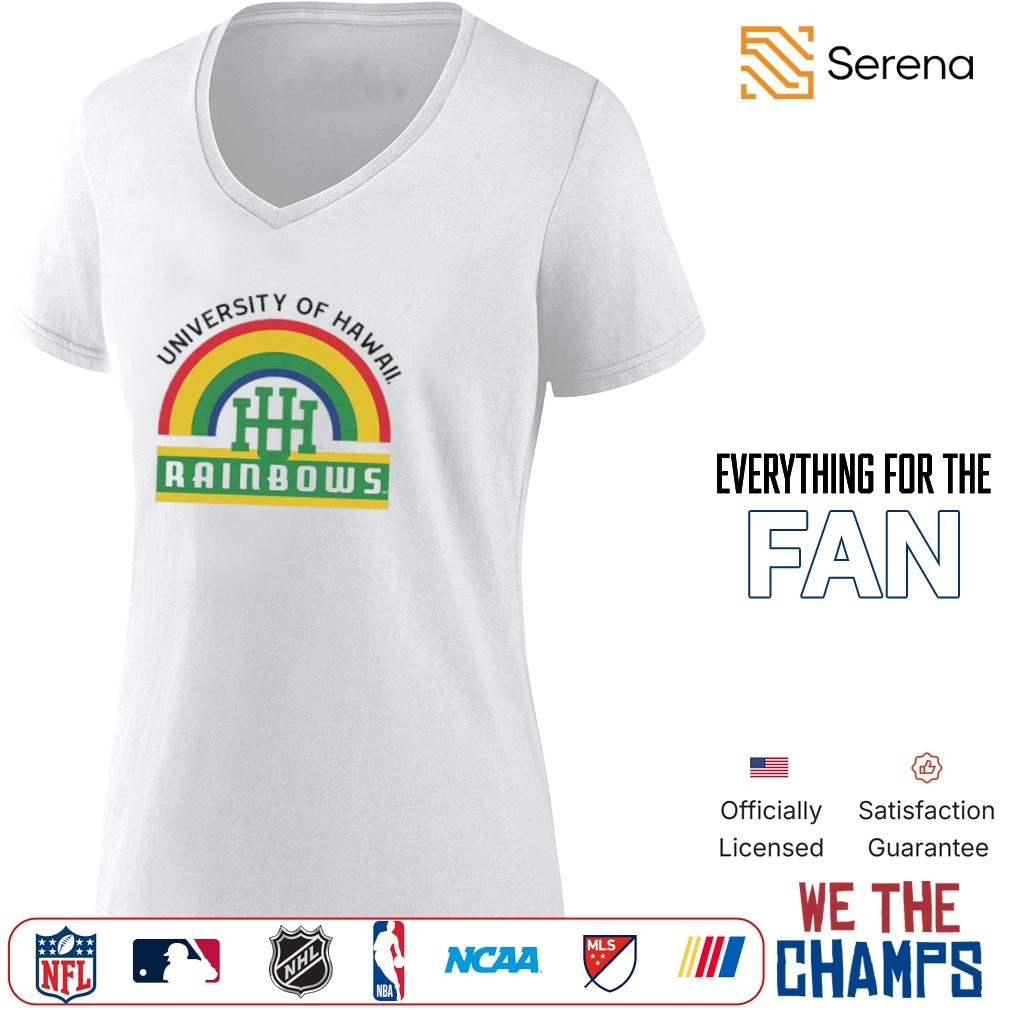 University of Hawaii Rainbows logo shirt, Tees, Hoodie \u0026 Apparel, image size:1010x1010