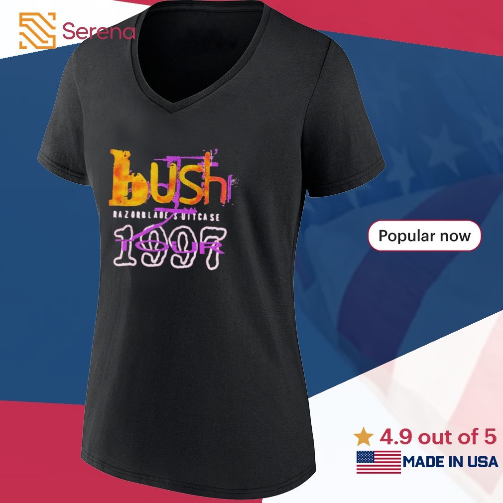 Bush Razorblade Suitcase 1997 tour shirt, Tees, Hoodie & Apparel