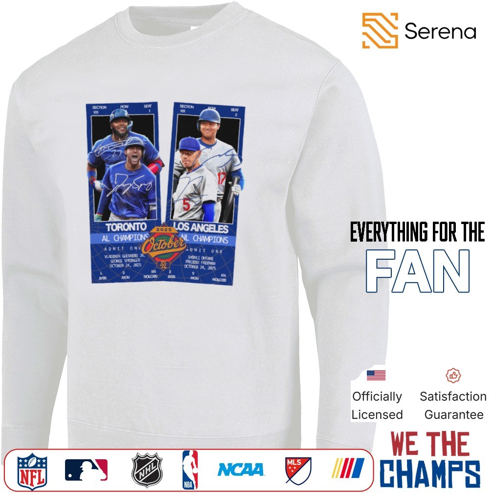 Los Angeles Dodgers vs. Toronto Blue Jays 2025 World Series