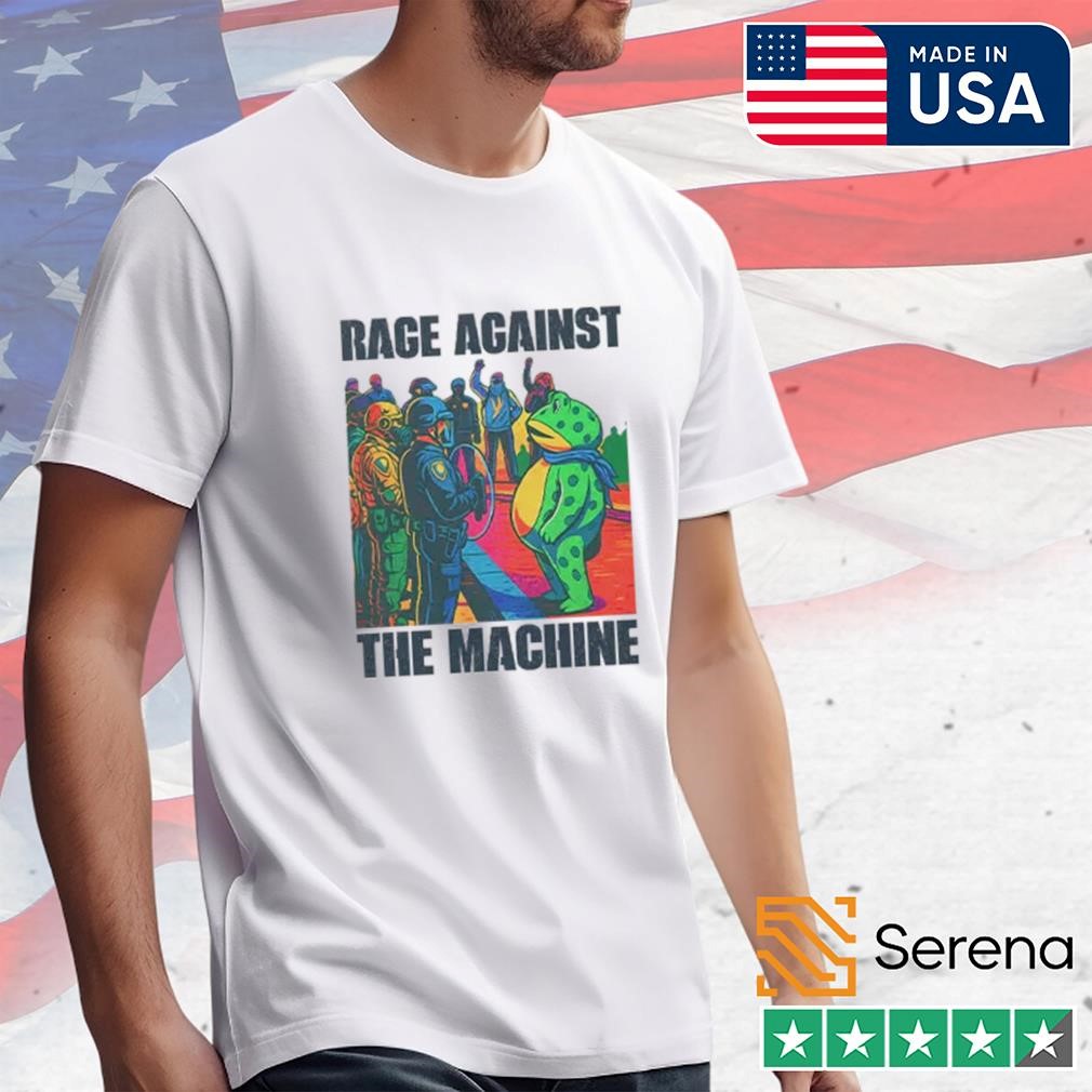 Portland frog Anti-ICE rage against the machine shirt, Tees