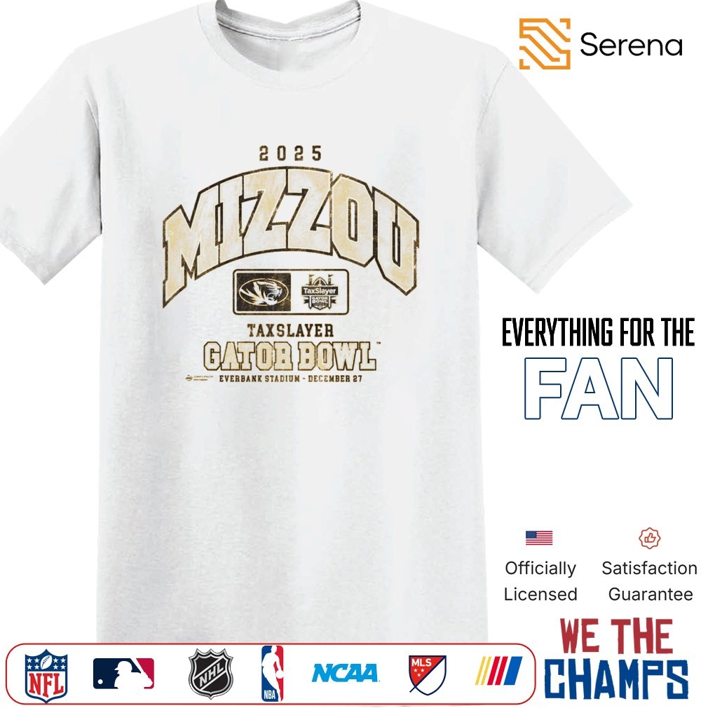 Missouri Tigers 2025 TAXSLAYER GATOR Bowl shirt, Tees, Hoodie